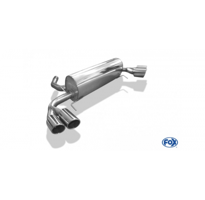 Escape FOX Opel GT escape final cross salida duplex - 2x115x85 38 duplex