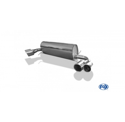 Escape FOX Opel GT escape final cross salida duplex - 2x115x85 38 duplex