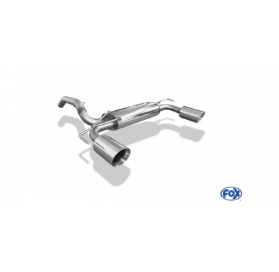 Escape FOX Opel Adam S escape final cross - salida duplex - 1x100 25 duplex