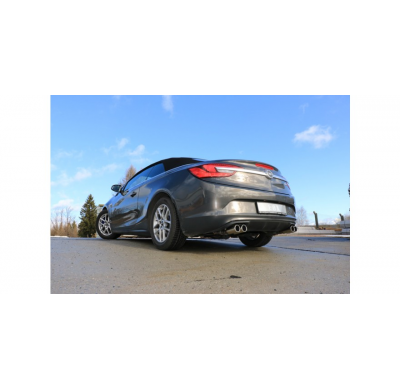 Escape FOX Opel Cascada Escape Final Duplex dch/izq - 2x76 12 dch/izq
