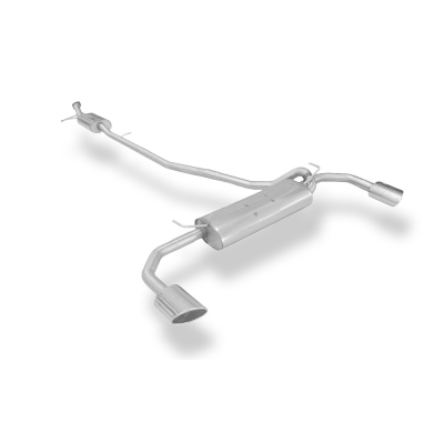 Silenciador final derecho/izquierdo y silenciador delantero para Chevrolet Trax 4x4 Fox exhaust