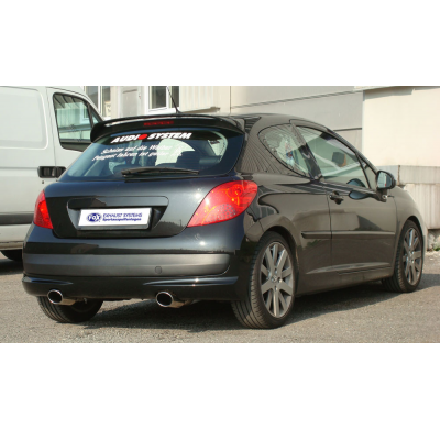 Escape FOX Peugeot 207 HDI/ 207cc HDI escape final salida duplex - 115x85 32 duplex