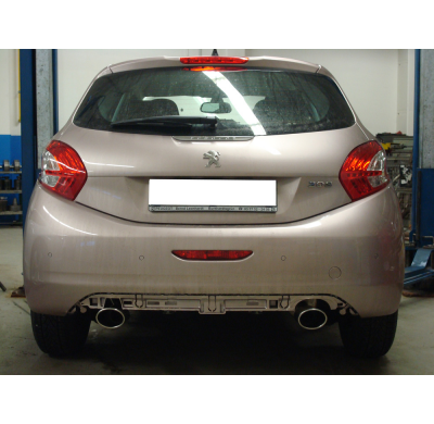 Escape FOX Peugeot 207 HDI/ 207cc HDI escape final salida duplex - 115x85 32 duplex