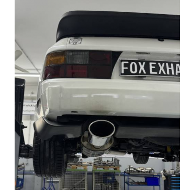 Porsche 944 Sistema parcial compuesto por silenciador trasero y delantero Fox exhaust