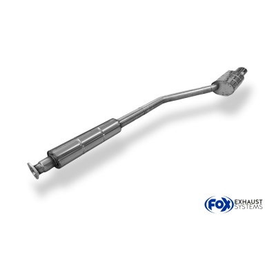 Porsche 944 Sistema parcial compuesto por silenciador trasero y delantero Fox exhaust