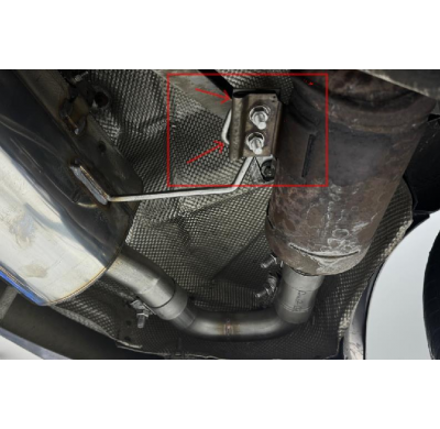 Kit de reparación para soportes de retención del Porsche Boxster Typ 986 (c Fox exhaust