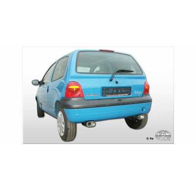 Escape FOX Renault Twingo C06 half system from catalizador salida duplex - 135x80 53 duplex