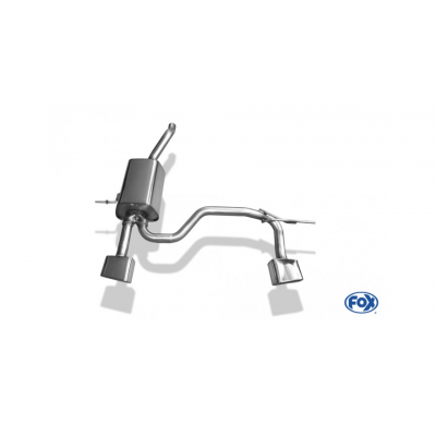 Escape FOX Renault Clio IV escape final salida duplex - 145x65 59 duplex