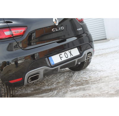 Escape FOX Renault Clio IV escape final - 1x55 10 duplex - outlet in the original tail pipes