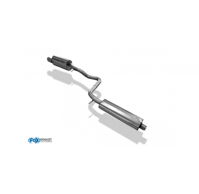 Renault Clio V Final y silenciador delantero - 1x100 tipo 16