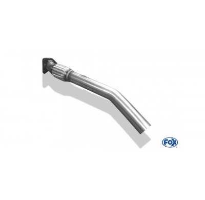 Escape FOX Renault Megane III Coupe tubo conexion with flexi pipe and flange