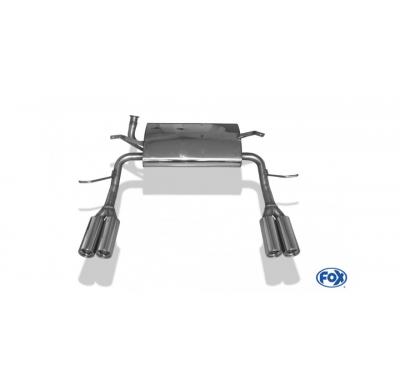 Escape FOX Renault Laguna II B74 - sedan escape final salida duplex - 2x80 13 duplex