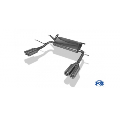 Escape FOX Renault Laguna II B74 - sedan escape final salida duplex - 2x80 13 duplex