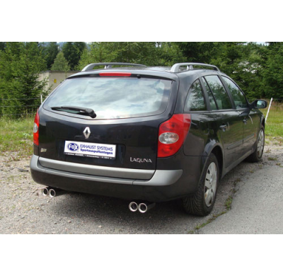 Escape FOX Renault Laguna II K74 - Grandtour escape final salida duplex - 2x80 13 duplex