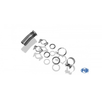 Escape FOX Renault Koleos diesel escape final cross salida duplex - 1x100 17 duplex