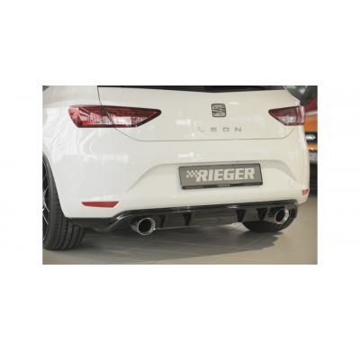 Inserto de faldón trasero Rieger Leon Cupra (5F): 01.17 - (Lifting facial) 5-dr. (ST / camioneta)