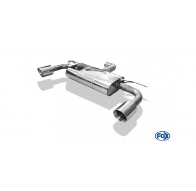 Seat Leon 5F Facelift salida Escape trasero FOX derecha / izquierda - 1x100 tipo 25 derecha / izquierda para parachoques Rieger