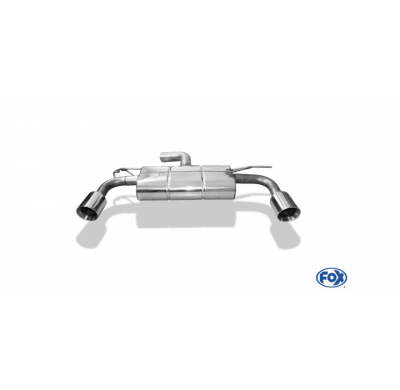 Seat Leon 5F Facelift salida Escape trasero FOX derecha / izquierda - 1x100 tipo 25 derecha / izquierda para parachoques Rieger