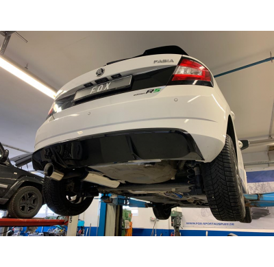 Escape trasero FOX Skoda Fabia NJ R5 Edition - 1x100 tipo 25