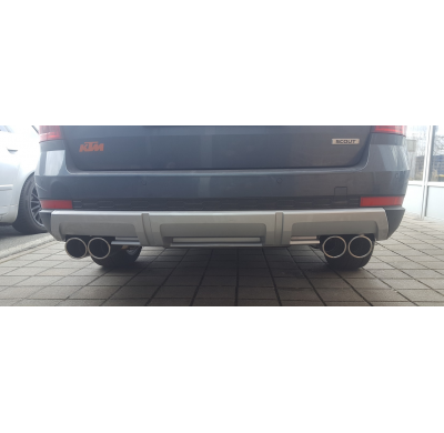 Skoda Octavia 5E 4x4 (+ Scout) Escape trasero FOX derecho / izquierdo - 2x90 tipo 16 derecho / izquierdo