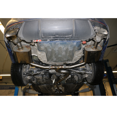 Escape FOX Skoda Octavia 5E RS - TDI - 4x4 half system desde el catalizador dch/izq - outlet in the original tail pipes petrol