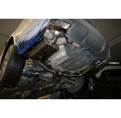 Escape FOX Skoda Octavia 5E RS - TDI - 4x4 half system desde el catalizador dch/izq - outlet in the original tail pipes petrol