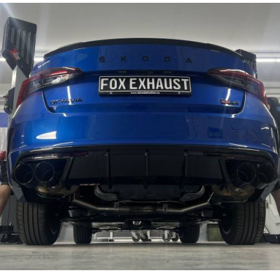 Silenciador final derecho/izquierdo Skoda Octavia NX RS - Tipo 2x100 Fox exhaust
