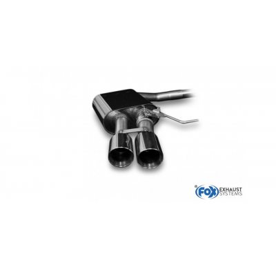 FOX Escape trasero derecha / izquierda con aletas de escape - 2x90 tipo 25 Skoda Superb III 3V 4x4 Año:Desde 2015 2,0l 200/206kW