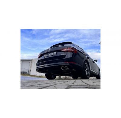 Escape deportivo Skoda Superb III 3V 4x4 derecho/izquierdo - 2x90 tipo 25 derecho/izquierdo