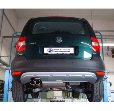 Escape FOX Skoda Yeti escape final Ø70mm - 2x90 17
