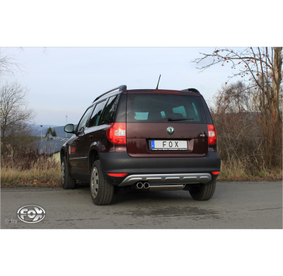 Escape FOX Skoda Yeti 5L - front wheel drive escape final - 2x80 12
