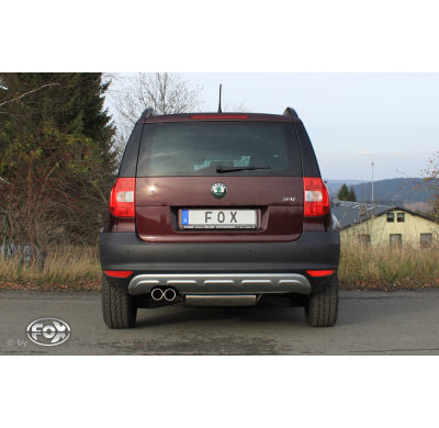 Escape FOX Skoda Yeti 5L - front wheel drive escape final - 2x80 12