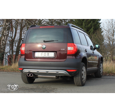 Escape FOX Skoda Yeti 5L - front wheel drive escape final - 2x80 12