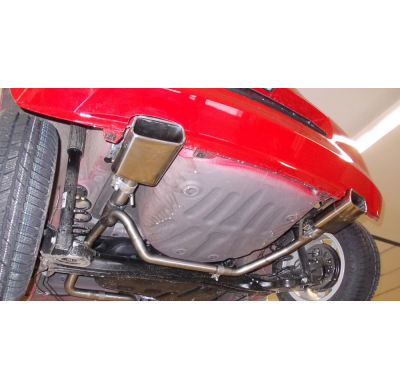 Escape FOX Skoda Citigo/ VW UP final pipe system duplex fitted of originaln escape final - 145x65 59 duplex