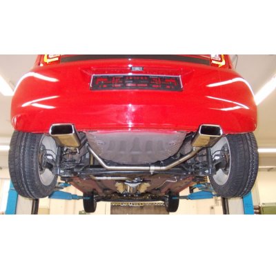 Escape FOX Skoda Citigo/ VW UP final pipe system duplex fitted of originaln escape final - 145x65 59 duplex