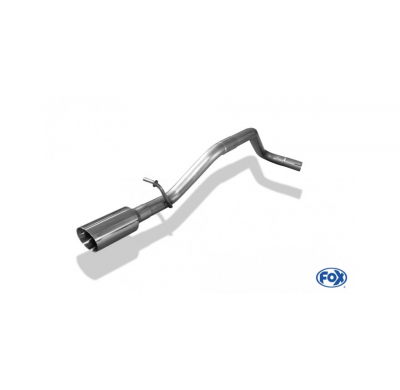 Escape FOX Skoda Citigo/ VW UP final pipe system left fitted of originaln Escape Final - 1x80 25 left