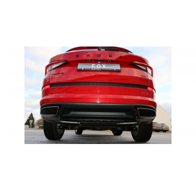 Skoda Kodiaq 4x4 - Salida Escape trasero FOX RS-Optik derecha / izquierda