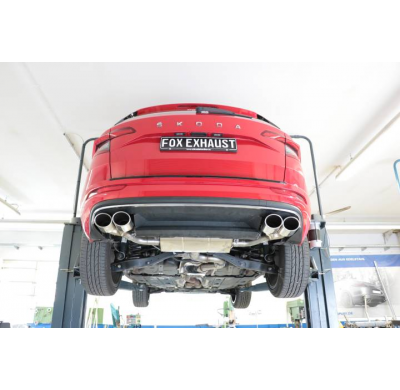 Salida del silenciador final derecha/izquierda para Skoda Karoq 4x4 - 2x115x85 ty Fox exhaust