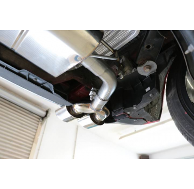 Salida del silenciador final derecha/izquierda para Skoda Karoq 4x4 - 2x115x85 ty Fox exhaust