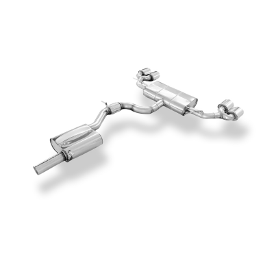 Salida del silenciador final derecha/izquierda para Skoda Karoq 4x4 - 2x115x85 ty Fox exhaust