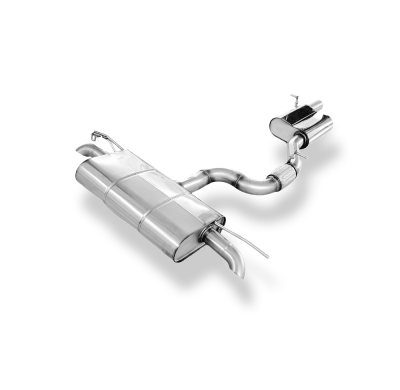 Salida del silenciador final del Skoda Karoq 4x4 derecha/izquierda con silenciador delantero Fox exhaust