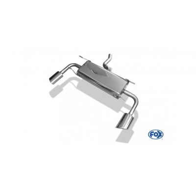 Subaru Impreza GP 4x4 Escape trasero FOX salida cruzada izquierda derecha - 1x100 tipo 12 derecha / izquierda