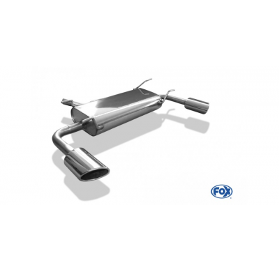 Subaru Impreza GP 4x4 Escape trasero FOX salida cruzada izquierda derecha - 1x100 tipo 12 derecha / izquierda