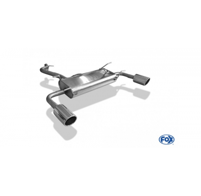 FOX Escape trasero salida cruzada derecha / izquierda - 1x100 tipo 16 Subaru Impreza GT7 AWD Año:Desde 2016 2,0l 115kW