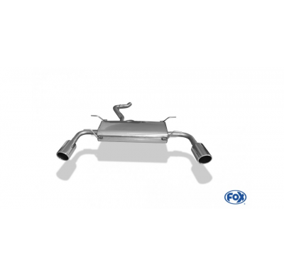 FOX Escape trasero salida cruzada derecha / izquierda - 1x100 tipo 16 Subaru Impreza GT7 AWD Año:Desde 2016 2,0l 115kW