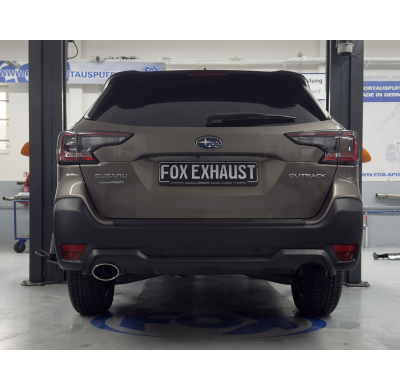 Subaru Outback - Silenciador BT Final - tubo de escape: 140x90 Tipo 44 Fox exhaust