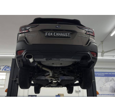 Subaru Outback - Silenciador delantero y final BT - tubo de escape: 14 Fox exhaust