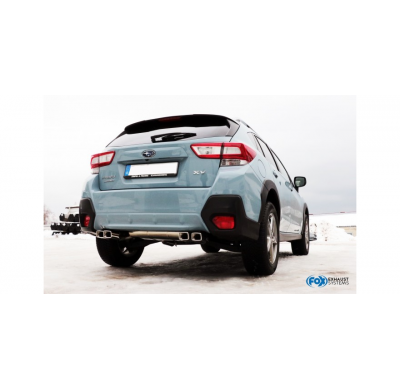 Subaru XV - G5 Escape deportivo salida cruzada derecha/izquierda - 4x tubos de escape especiales