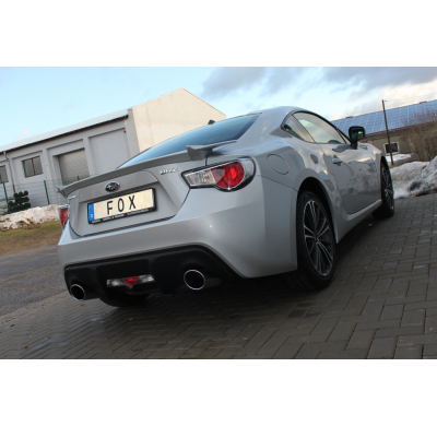 Escape FOX Subaru BRZ escape final salida duplex - 129x106 32 duplex