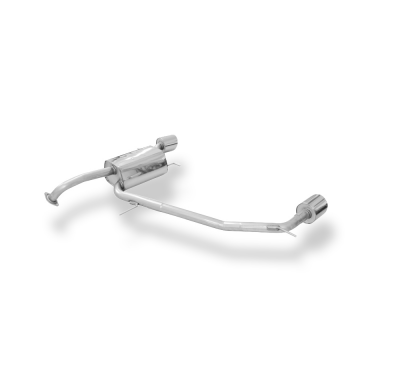 FOX Salida del Escape trasero derecha / izquierda - 1x114 tipo 25 Suzuki Swift V Sport Año: 1,4l 103KW